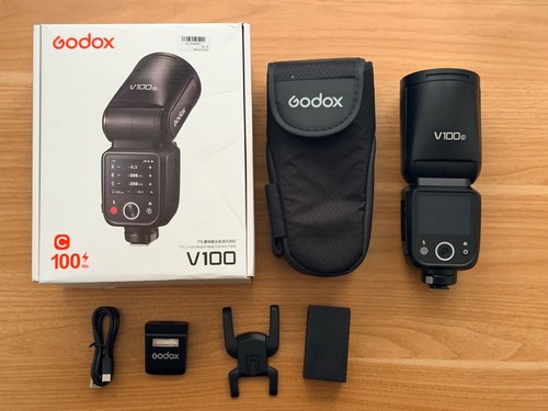 Godox v100 flash rotondo - godox,